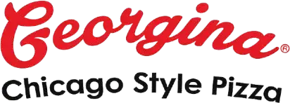 Georgina Chicago Style Pizza Typography